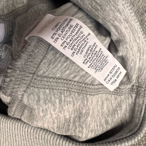 ALO Yoga High-Waist Alosoft Lounge Legging Athletic Heather Grey Small Sz S - Picture 13 of 14